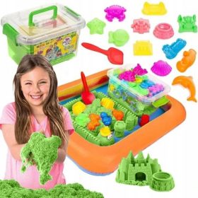 PIASEK KINETIČNI 5 KG ZA BAZEN + KALUPI XXXXL