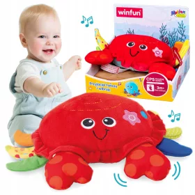   Krab Plesoči in Vibrirači za Učenje Plazenja z Interaktivnim Zvokom