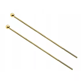  Uhani Siju K802, pozlačeno srebro. 925