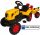 Traktor na pedala s prikolico + imenska tablica