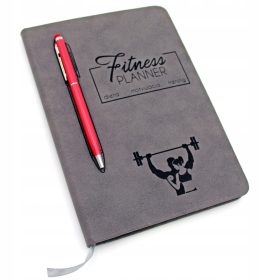 Magnetski zvezek A5 Pixel-art Sivi in Srebrni Odtenki