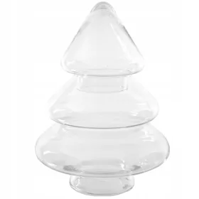    Stekleni božični okras Sigma-Glass 27x21 cm božično drevo