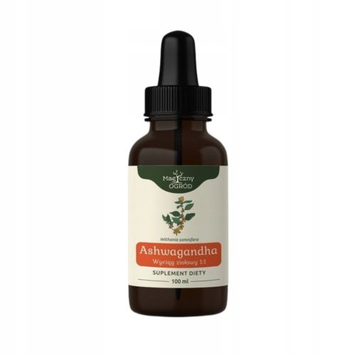 Ashwagandha Tinktura 1:1 - Naravni Prehranski Dodatek, 100 ml