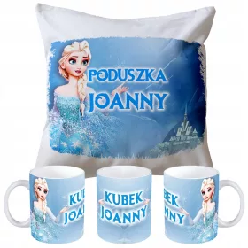 Skodelica Frozen + komplet blazin - vaše ime