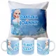Skodelica Frozen + komplet blazin - vaše ime