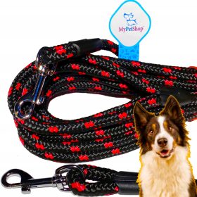    Pasji povodec Vrv za šolanje 20m Debela Vzdržljiva 10mm Karabin do 220 kg