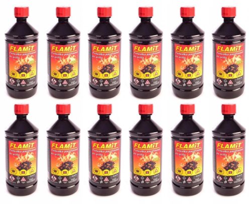  Flamit Tekočina za podžig 980ml za žar, kamin, štedilnik