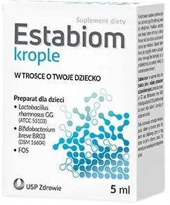 EstabiomKapljice, 5 ml - Prehransko dopolnilo za podporo otrokovega imunskega sistema