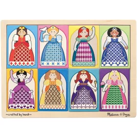  MELISSA DOUG PRINCESKA PUZZLE Z OKENCI