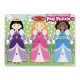  MELISSA DOUG PRINCESKA PUZZLE PUZZLE Z ROČAJEM