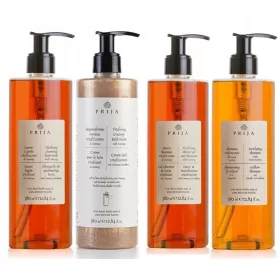   PRIJA Set kozmetike za kopanje pod tušem za SPA kot darilo 4x380 ml