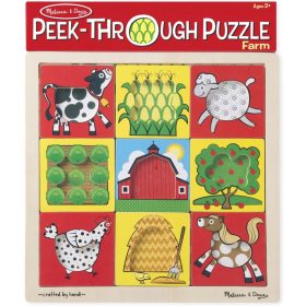  OKNO KMETIJE MELISSA DOUG UGALKA OZADJE UJEMANJA