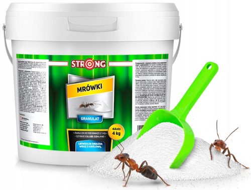 STRONG - sredstvo proti mravljem, granulat za uničevanje insektov, strup za mravlje 4 kg